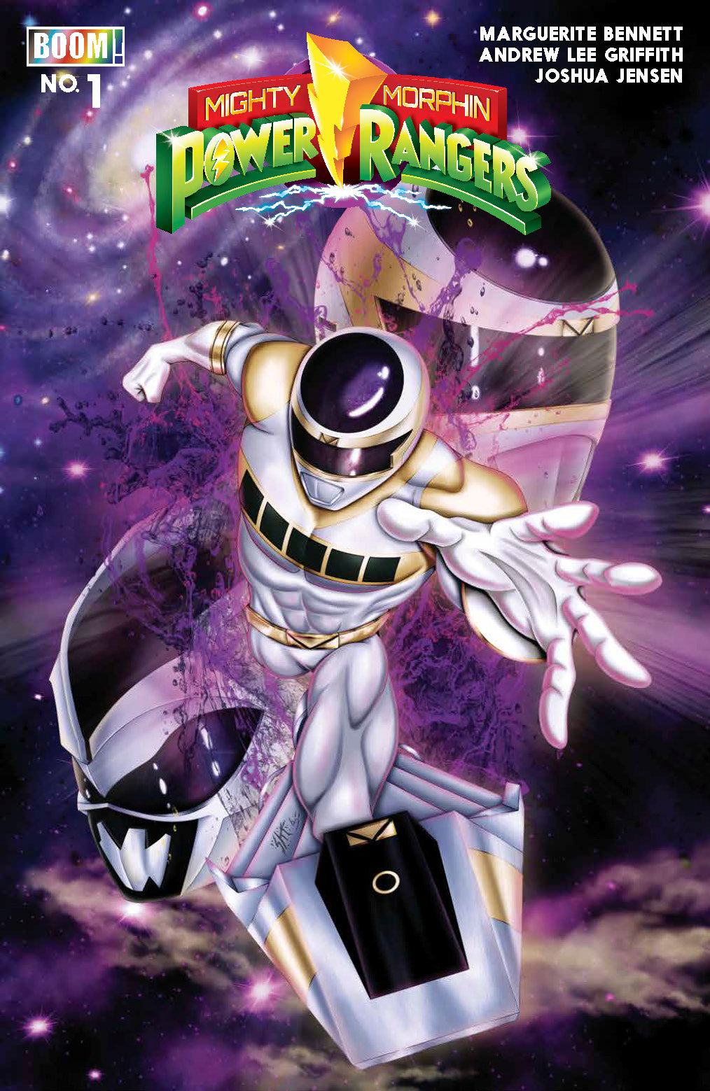 Mighty Morphin Power Rangers #1 Justin Nimmo Exclusive SIGNED by Sketch Ellis