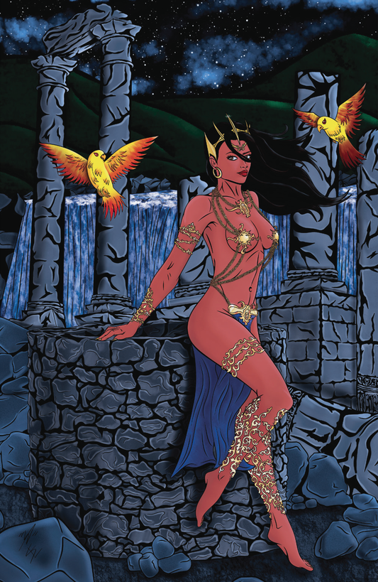 Dejah Thoris: Fairy Tales #1 Virgin SIGNED by Sketch Ellis